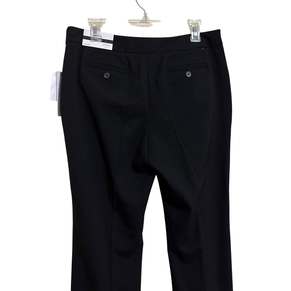 LAUNDRY by Shelli Segal The HAILEE Modern Fit Women's Black Pants 10S NWT $178 - Picture 4 of 8